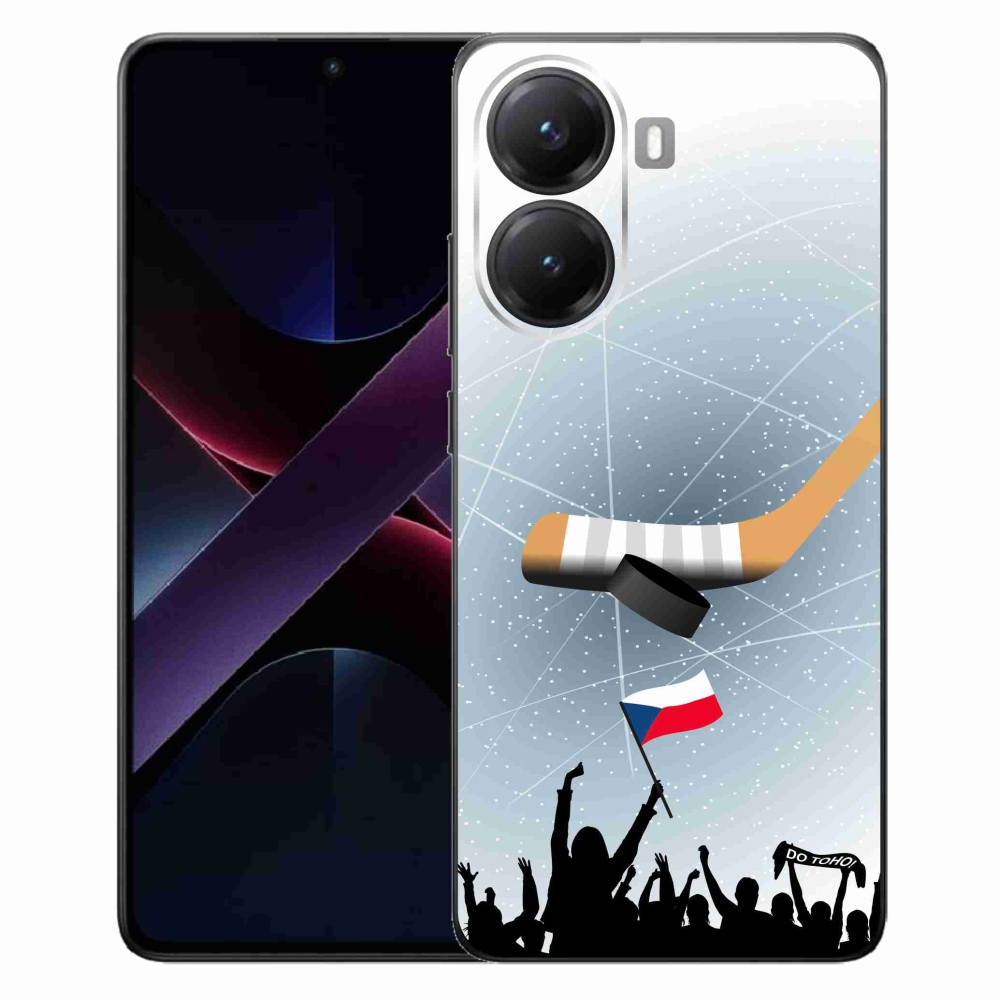 Gél borítás mmCase a Xiaomi Poco X7 Pro 5G-hez - hoki szurkolóknak