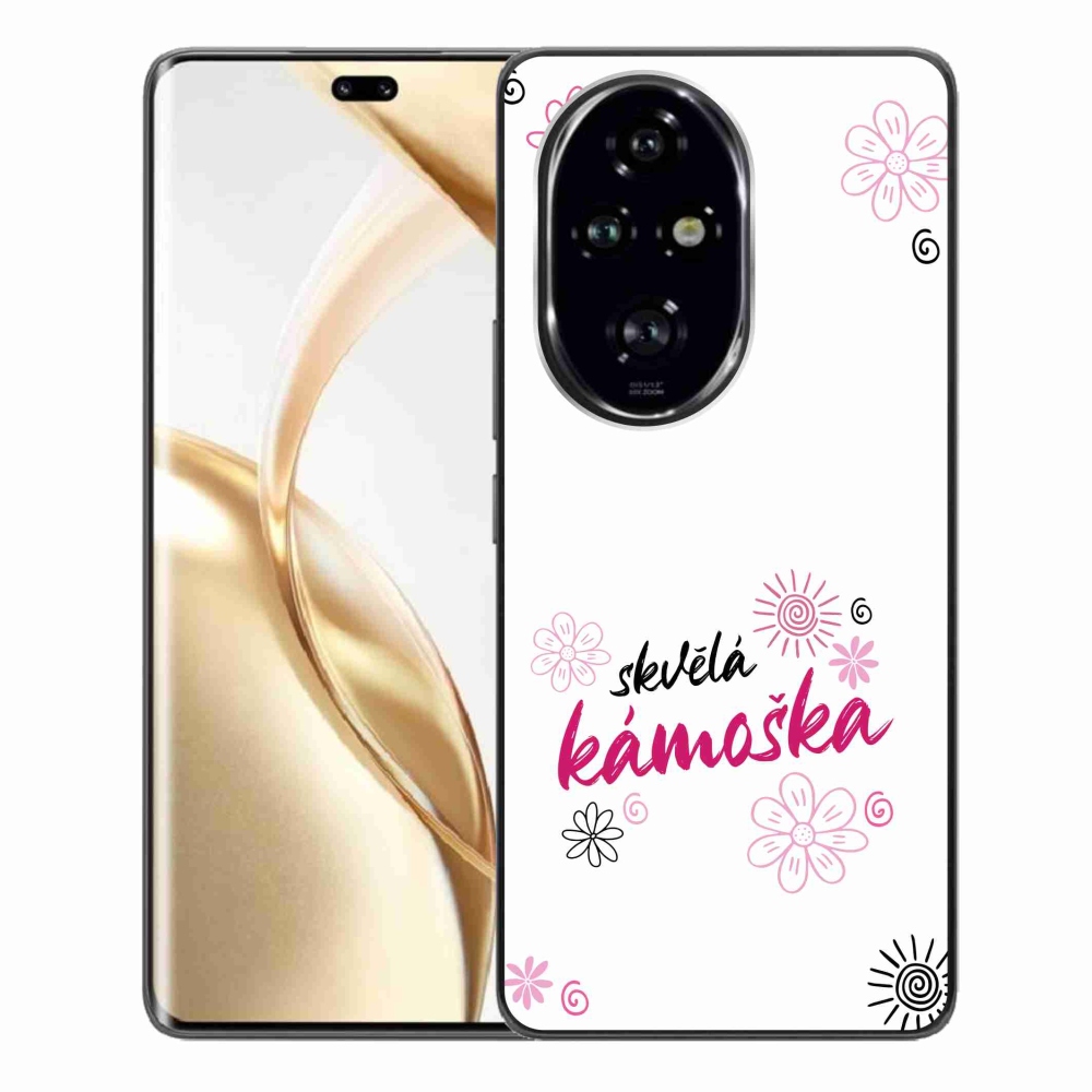 Gél borító mmCase a Honor 200 Pro 5G számára - nagyszerű haver fehér háttérrel