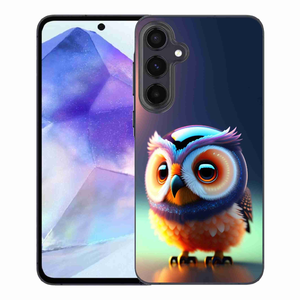 Zselés borítás mmCase Samsung Galaxy A55 5G - bagoly