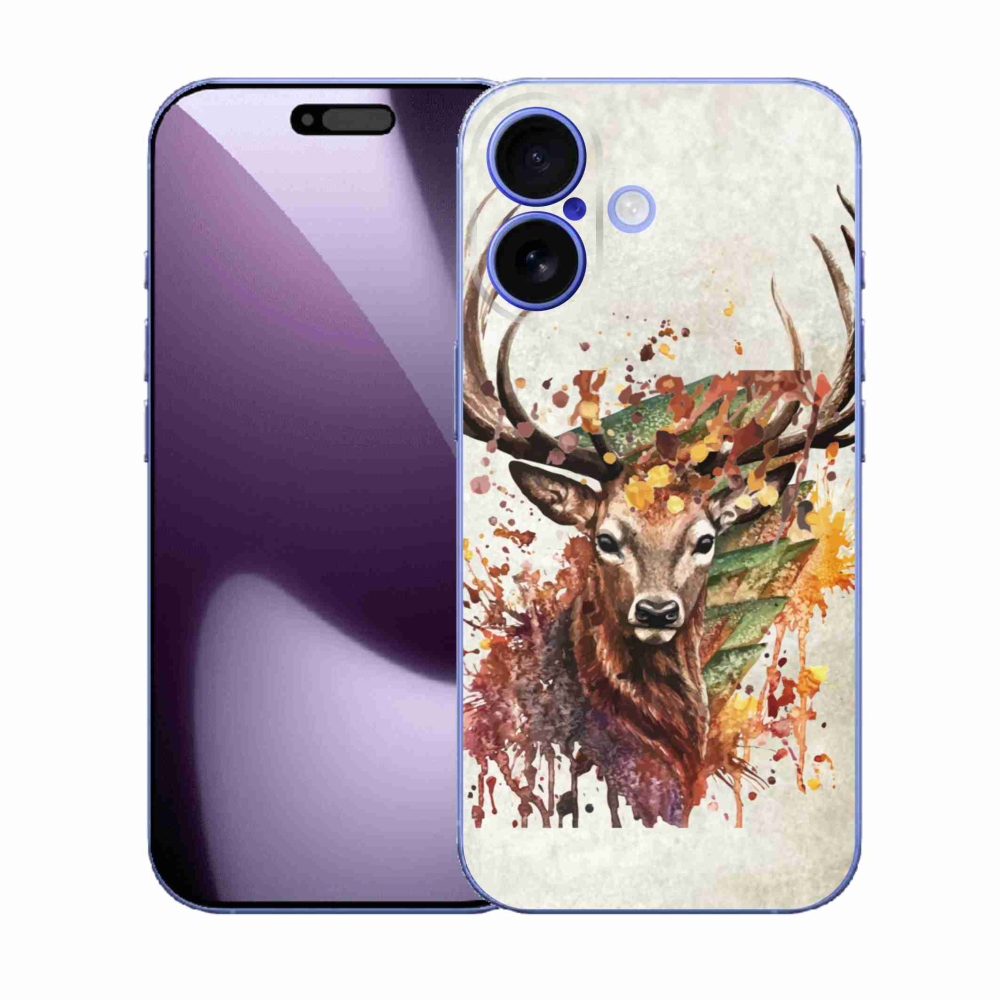 Zselés borítás mmCase iPhone 17 készülékhez - szarvas 1