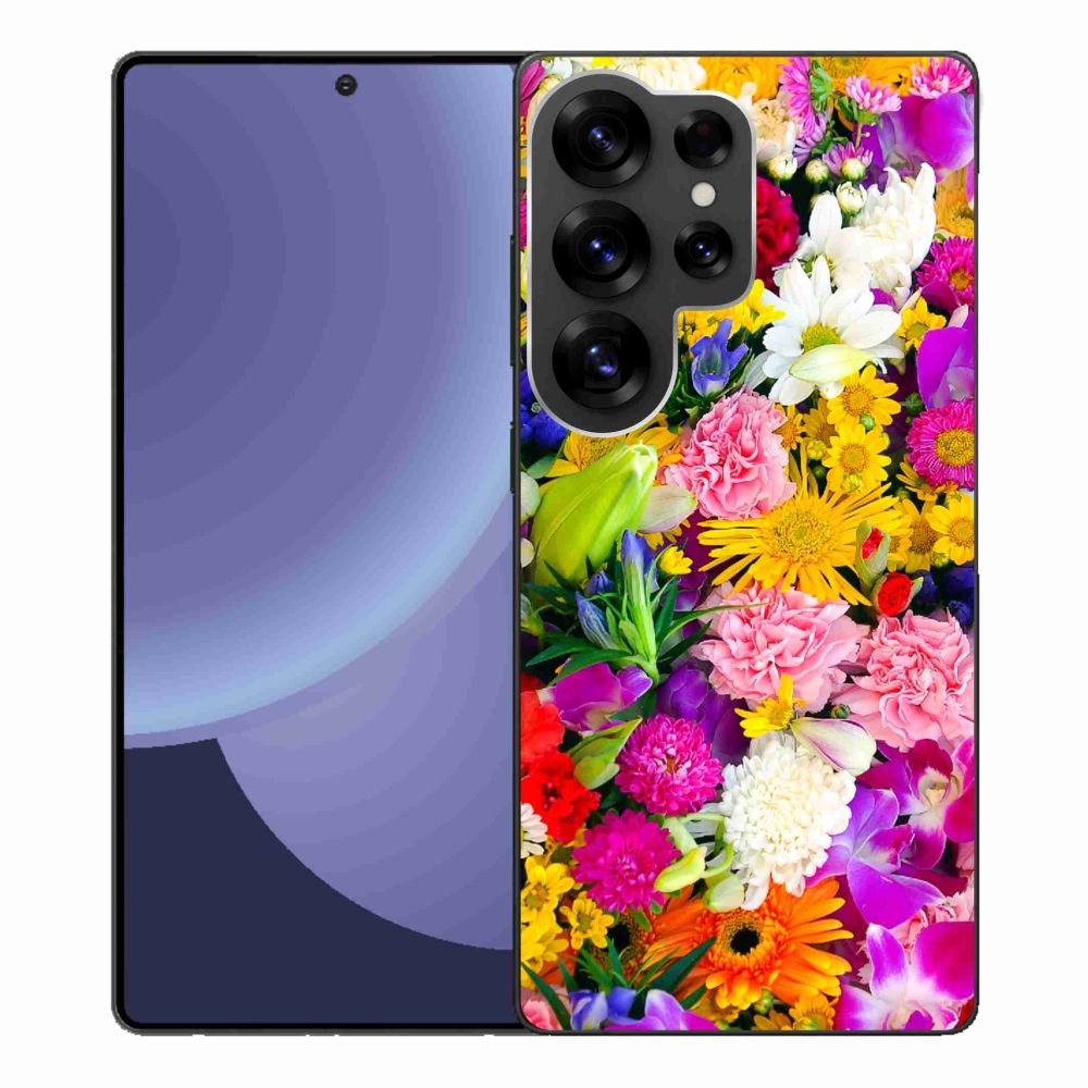Gél borítás mmCase Samsung Galaxy S25 Ultra - virágok 12