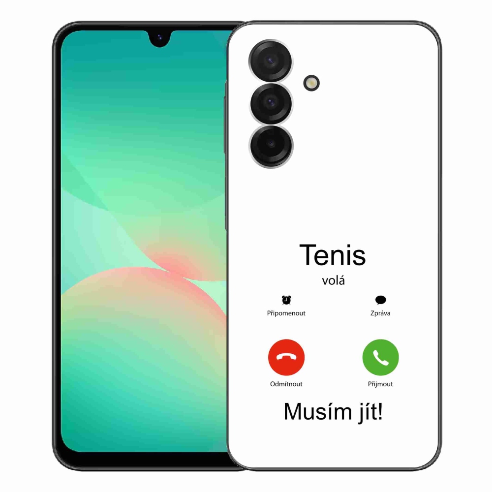 Gél borítás mmCase Samsung Galaxy A26 5G - tenisz hívások fehér háttérrel