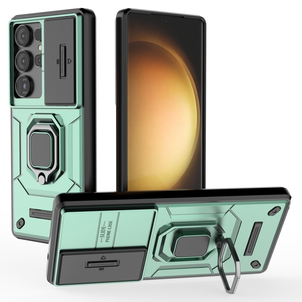 Lencseálló borítás Samsung Galaxy S25 Ultra készülékhez - zöld