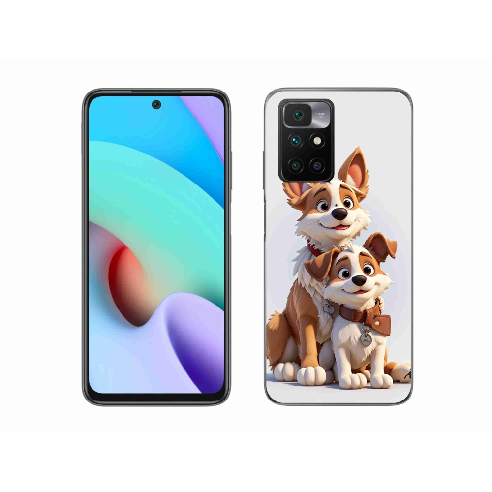 Gél borító mmCase a Xiaomi Redmi 10/Redmi 10 (2022) - rajz kutyákhoz