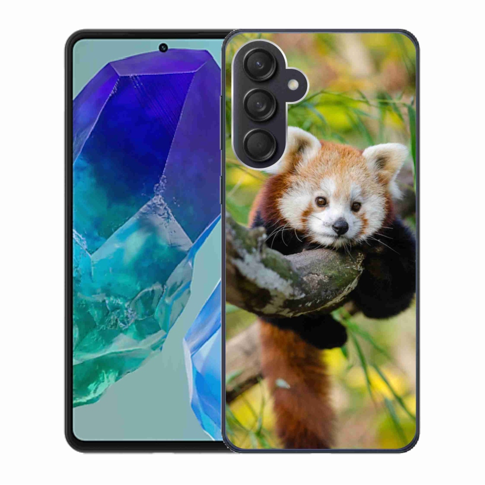 Zselés borítás mmCase Samsung Galaxy M55 5G - pandavörös