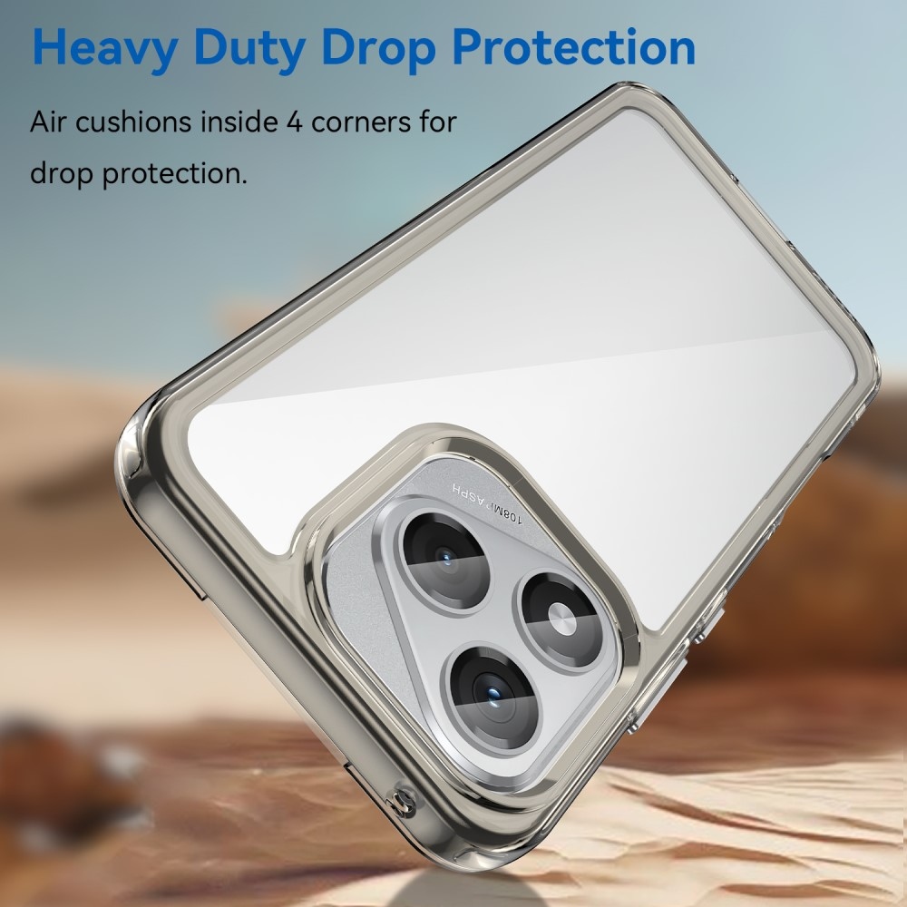 Gél tok fix hátlappal a Honor 400 Lite-hoz - szürke