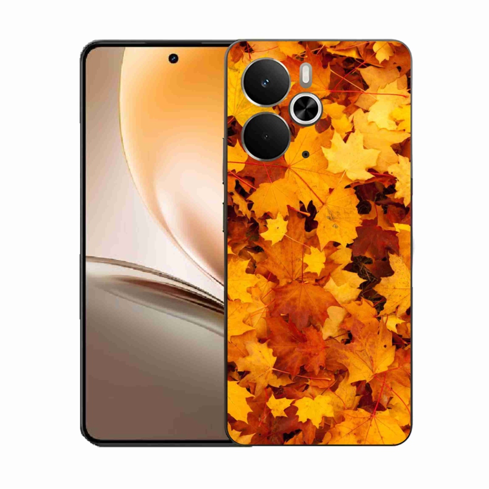 Gél borító mmCase a Realme 14 5G/14T 5G készülékhez - juharlevelek