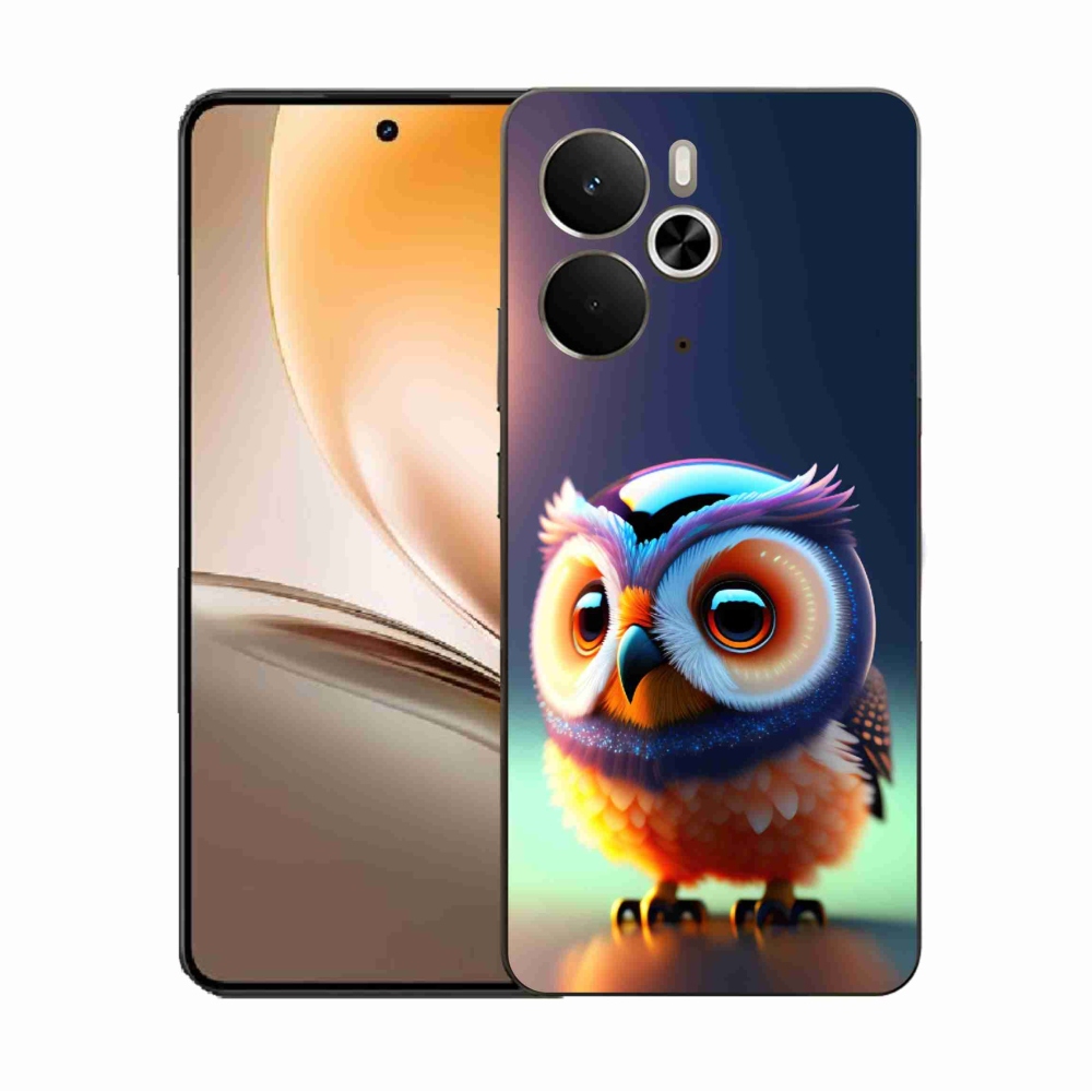 Gél borító mmCase a Realme 14 5G/14T 5G készülékhez - bagoly