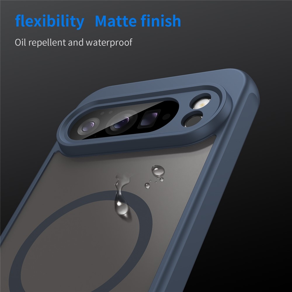 Matta zselés tok MagSafe-val a Google Pixel 10 Pro XL-en - kék