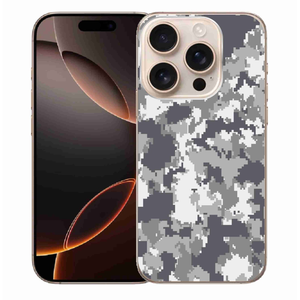 Zselés borítás mmCase iPhone 16 Pro Max készülékhez - terepszínű minta 2