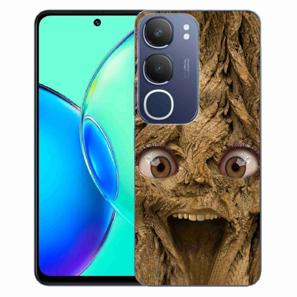 Gélburkolat mmCase a Vivo Y19s-en - boldog fa szemekkel