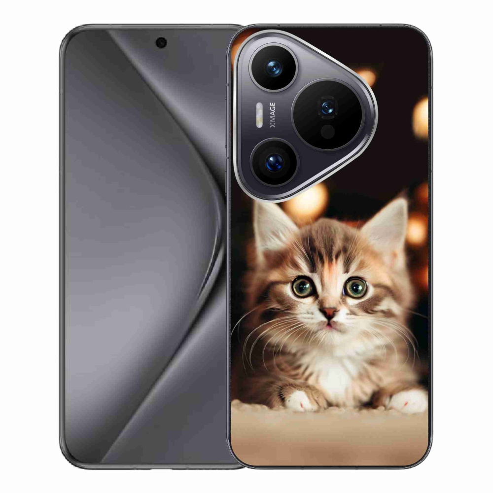 Gél borítás mmCase a Huawei Pura 70 Pro számára - aranyos cica 2