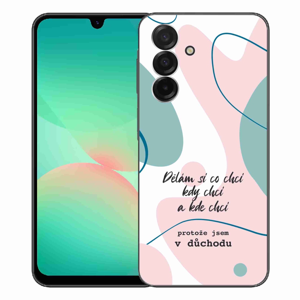 Gél borító mmCase Samsung Galaxy A26 5G - vicces szöveg 10 fehér háttér