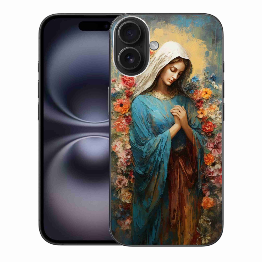Zselés borítás mmCase iPhone 16 Plus készülékhez - szent nő