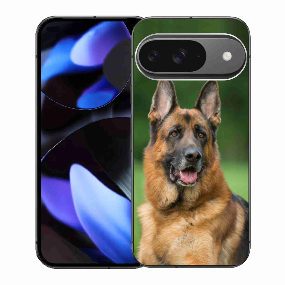 Gél borítás mmCase a Google Pixel 9/9 Pro készülékhez - Német juhászkutya