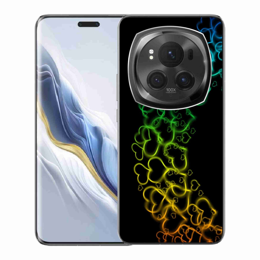 Gél borítás mmCase a Honor Magic 6 Pro 5G készülékhez - színes szívek