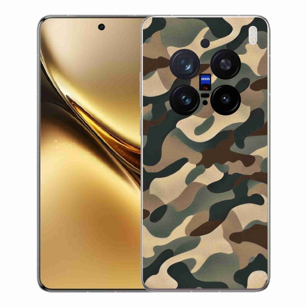 Zselés borítás mmCase a Vivo X200 Pro 5G készülékhez - terepszínű minta 11