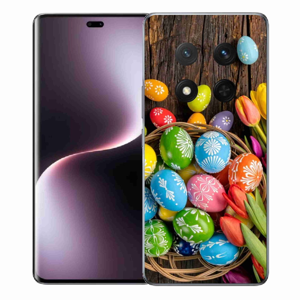 Gél borítás mmCase a Honor Magic 7 Lite 5G számára - Húsvéti tojások