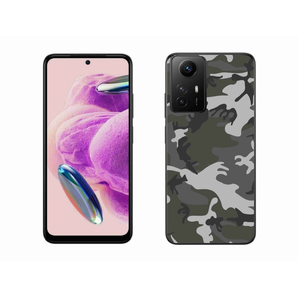 Zselés borítás mmCase a Xiaomi Redmi Note 12S-hez - terepszínű mintával