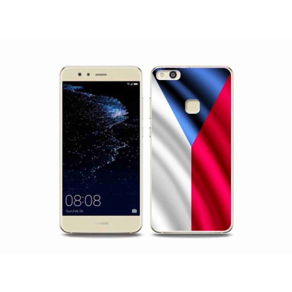 Gél borítás mmCase mobiltelefonhoz Huawei P10 Lite - cseh zászló