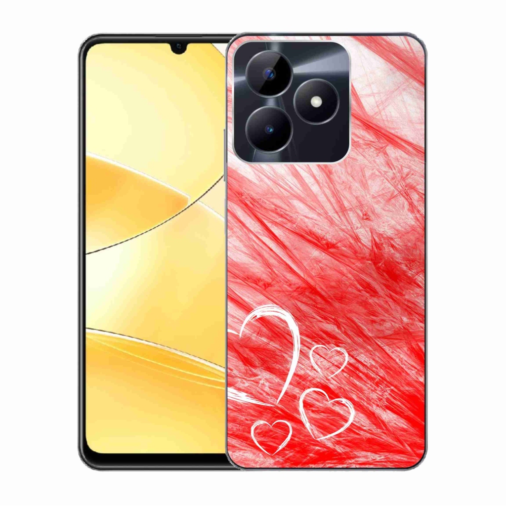 Zselés borítás mmCase a Realme C51/C53 készülékhez - szív