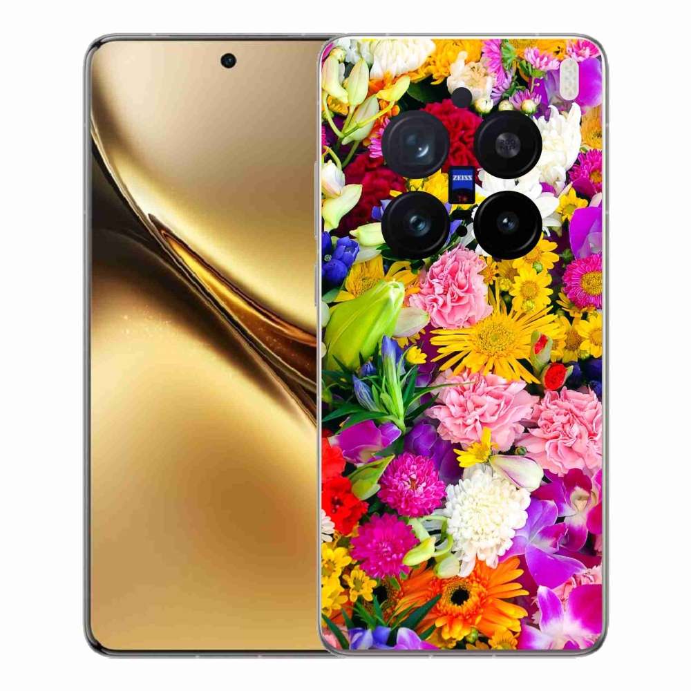 Zselés borítás mmCase a Vivo X200 Pro 5G készülékhez - virág 12