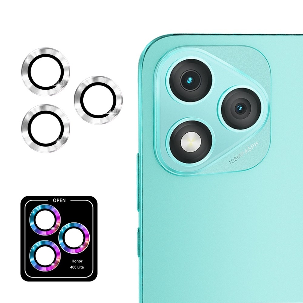 ENK Fém kamera lencse üveg Honor 400 Lite-hoz (különálló üveg) - ezüst