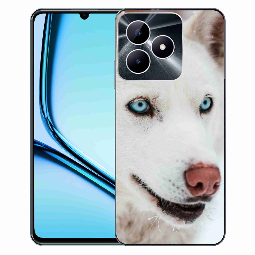 Gél tok mmCase a Realme Note 50 készülékhez - kutyaszemmel nézve