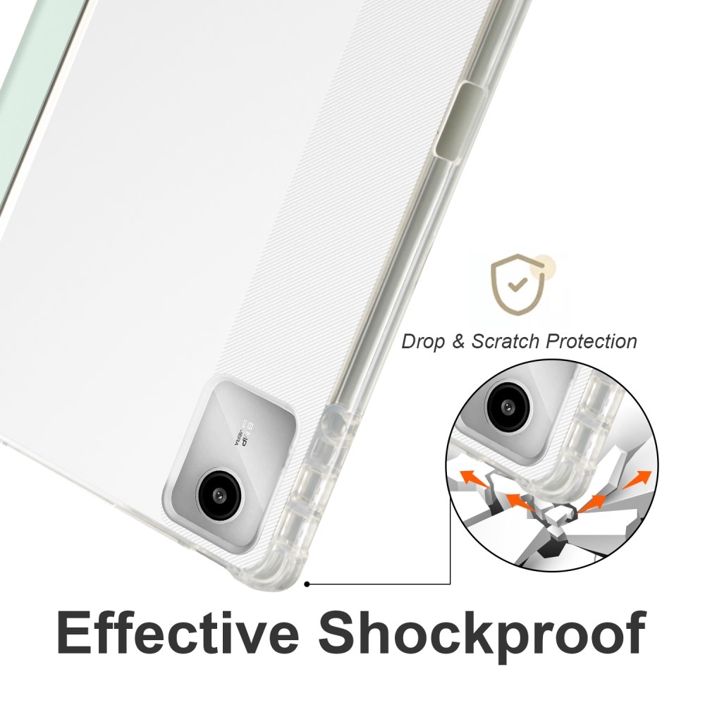 Ügyes záródó tok Lenovo Tab M11/Tab K11 - világoszöld