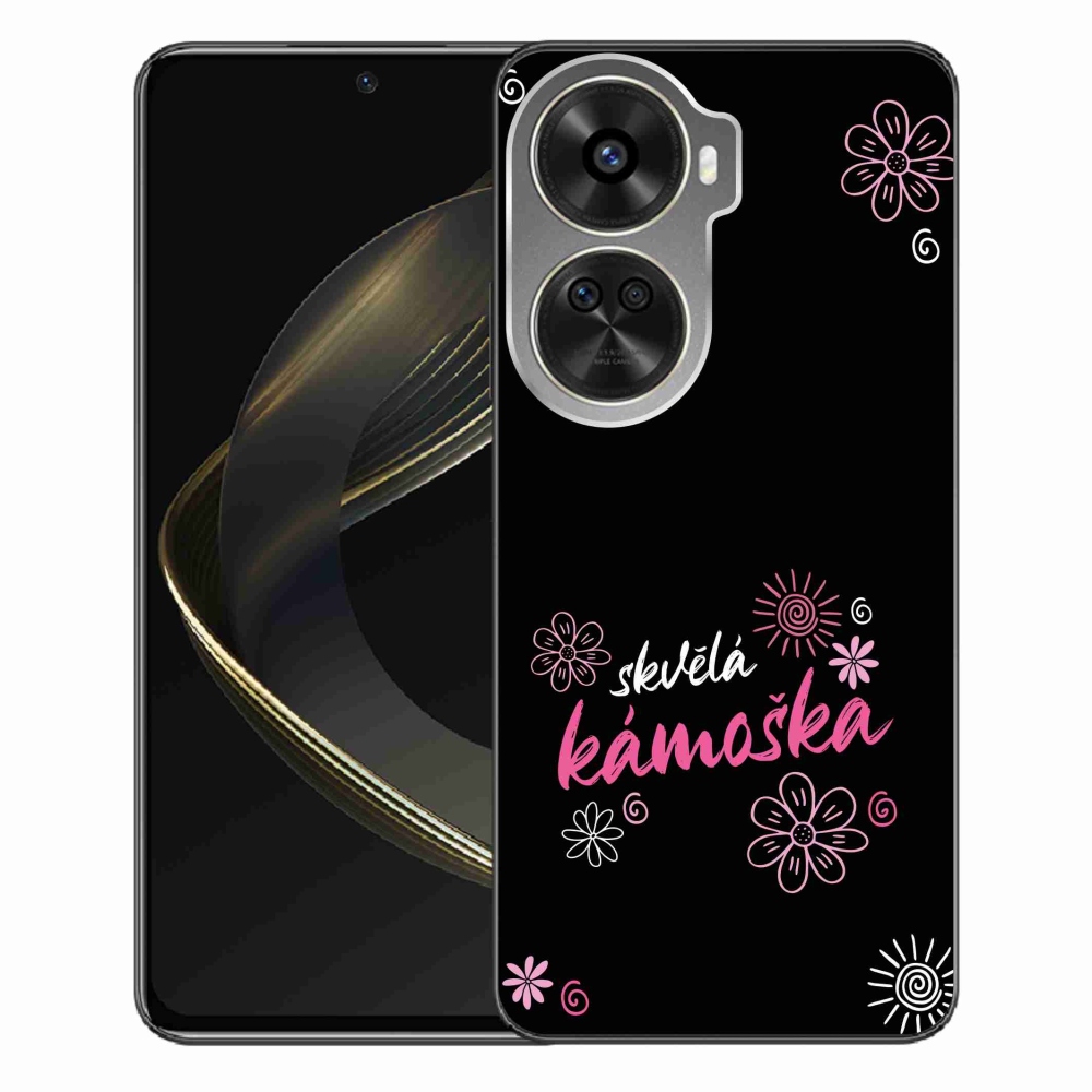 Gél borítás mmCase a Huawei Nova 12 SE-n - nagyszerű haver fekete háttérrel