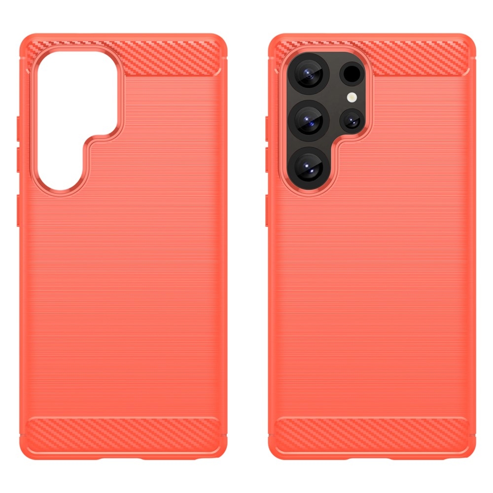 Szénálló zselés tok Samsung Galaxy S25 Ultra készülékhez - piros