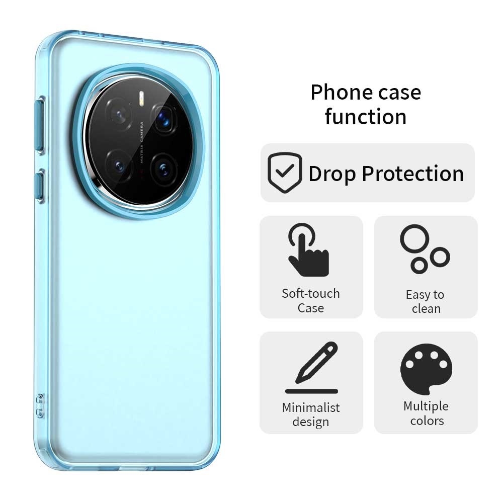 Candy matt zselés tok Honor Magic 7 Pro 5G - kék