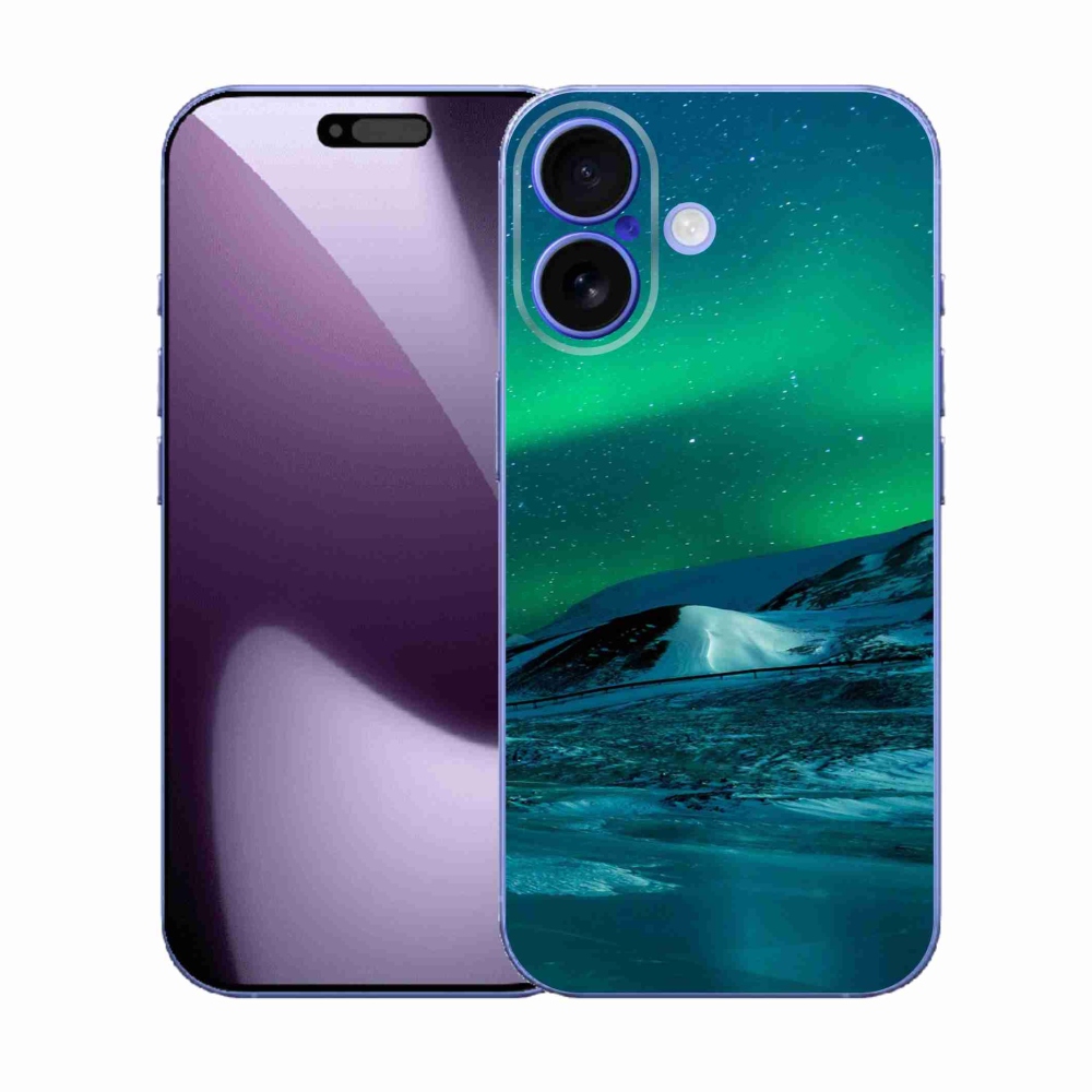 Gél borítás mmCase iPhone 17 készülékhez - sarki fény