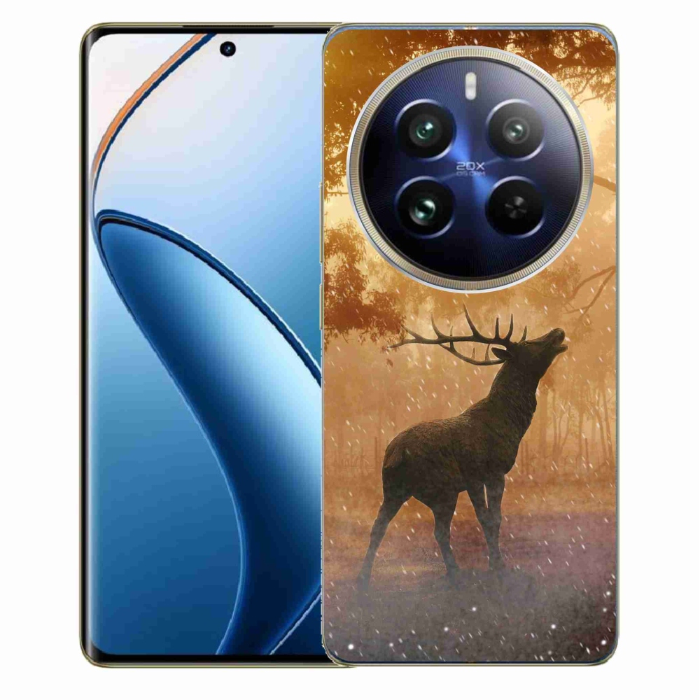Zselés borítás mmCase a Realme 12 Pro 5G/12 Pro+ 5G számára - szarvasok a szarvasbőgésben