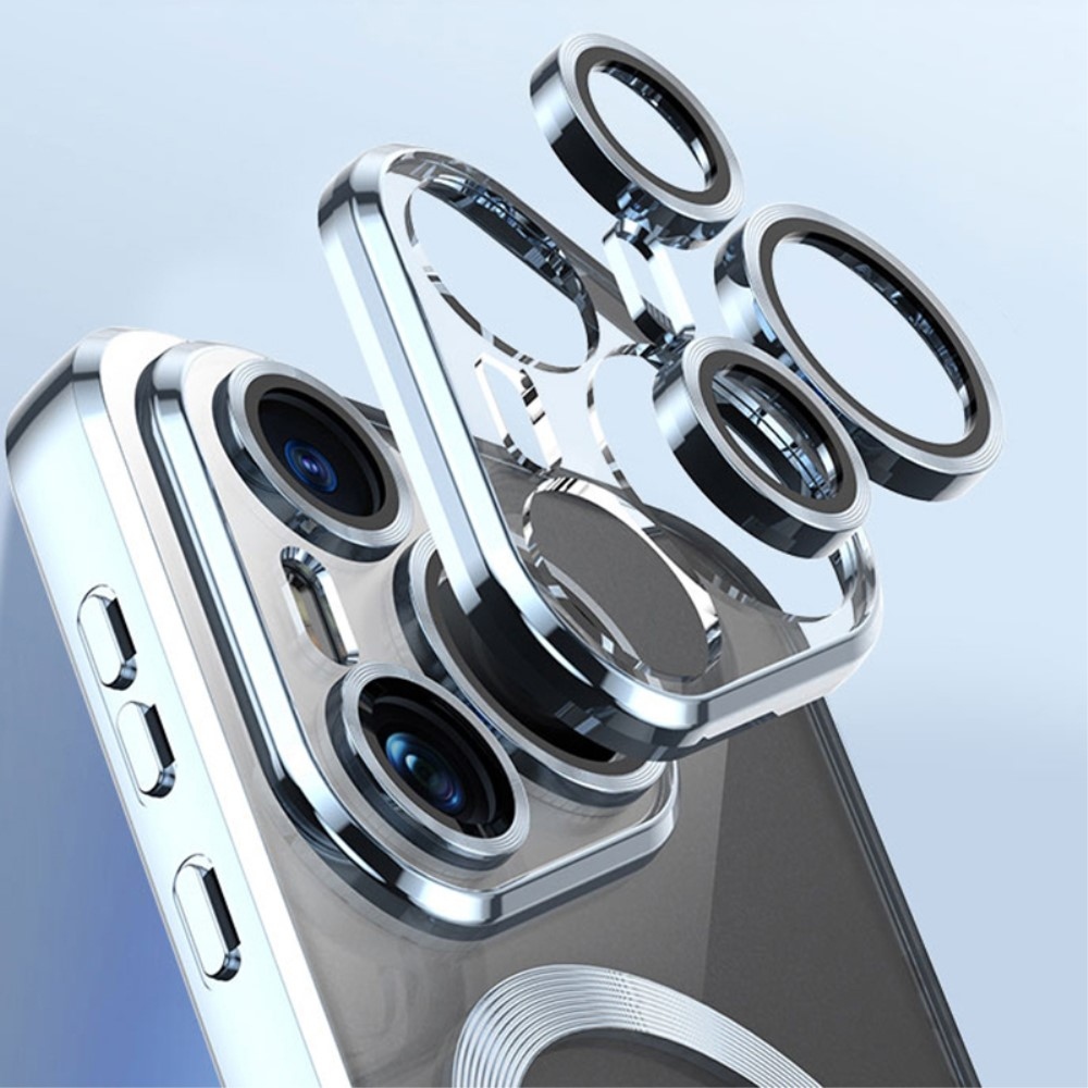 Zselés tok kameravédelemmel és MagSafe támogatással a Huawei Pura 70 Pro készülékhez - kék