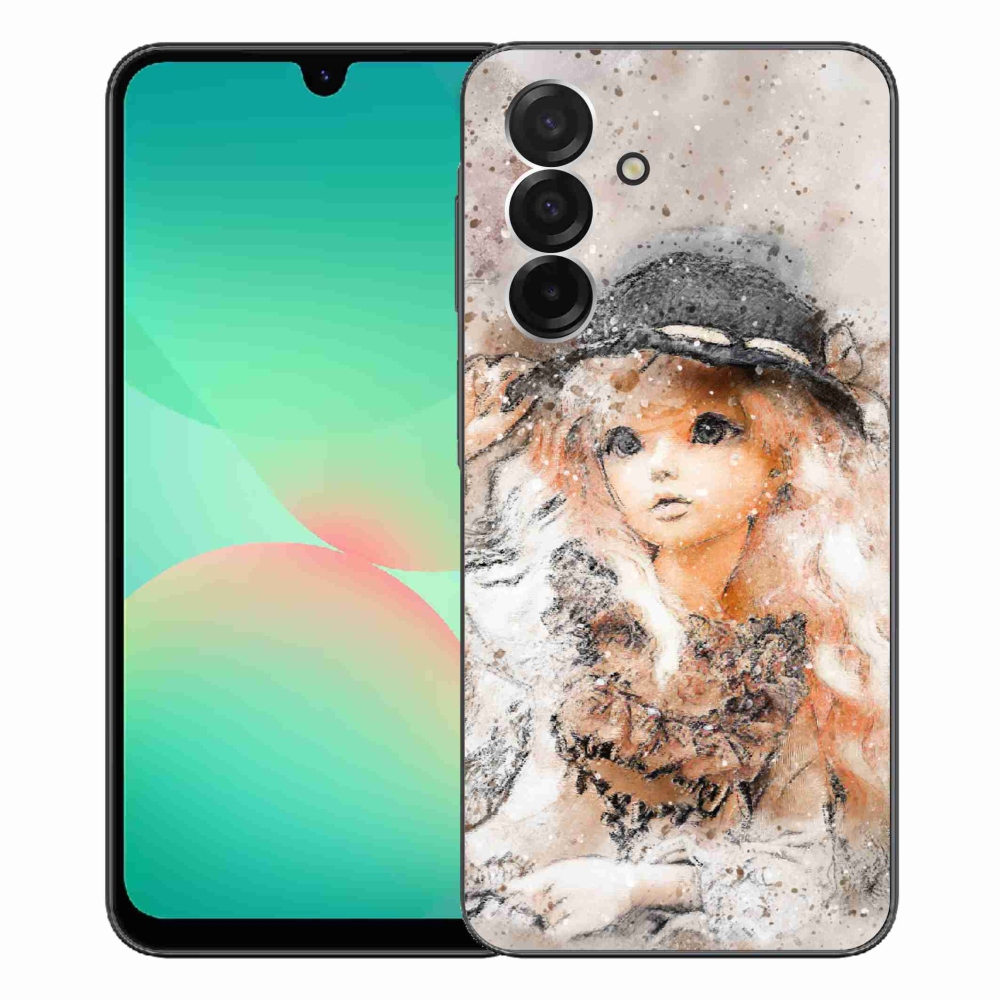 Gél borító mmCase Samsung Galaxy A26 5G - kalapos lányhoz