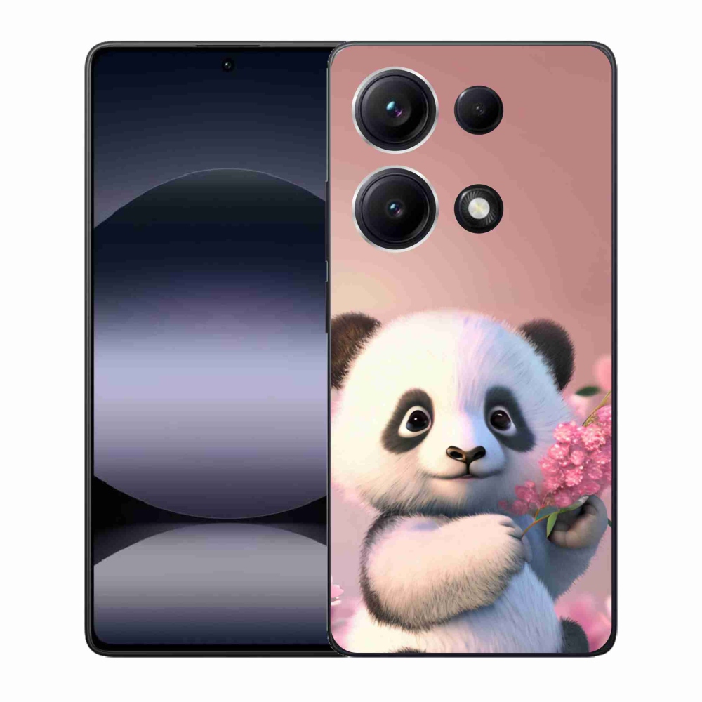 Gél borító mmCase a Xiaomi Redmi Note 14S-hez - aranyos panda