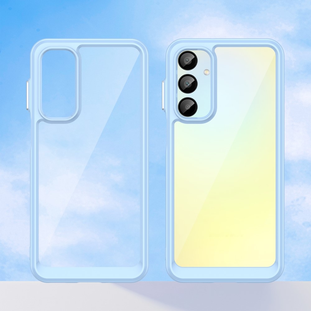 Gél tok kemény hátlappal Samsung Galaxy A16 4G/5G készülékhez - kék