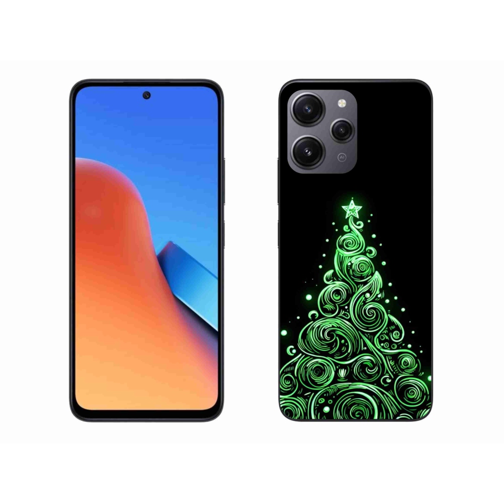 Gél borítás mmCase a Xiaomi Redmi 12-hez - neon karácsonyfa 3
