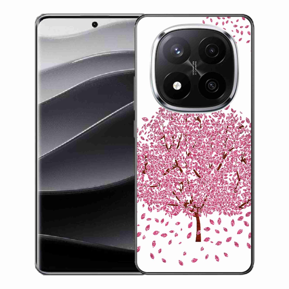 Gél borítás mmCase a Xiaomi Redmi Note 14 Pro+ 5G számára - rajzfilmfa levelekkel