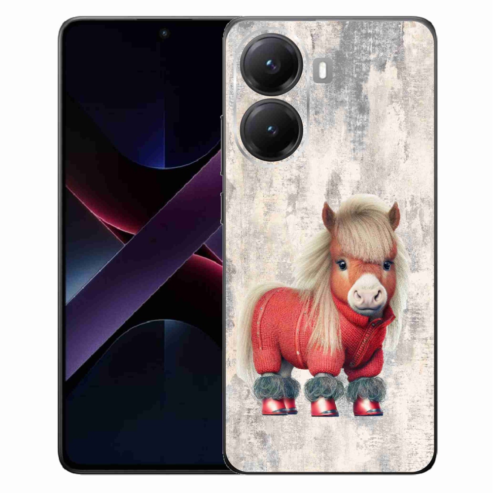 Gél borítás mmCase a Xiaomi Poco X7 Pro 5G-hez - póni pulóverben