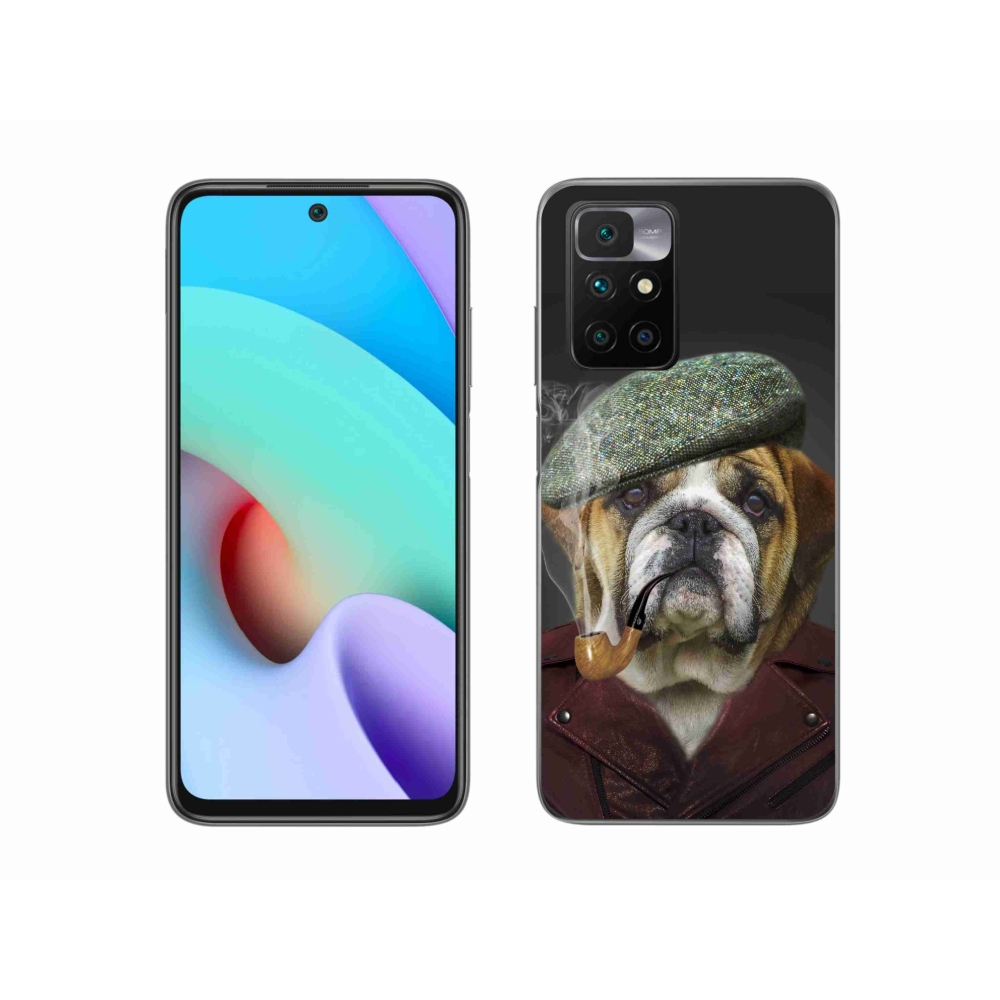 Gél borítás mmCase a Xiaomi Redmi 10/Redmi 10 (2022) - kutya csővel