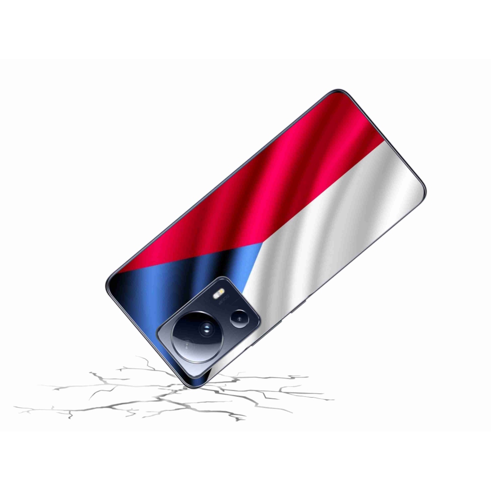 Gél borító mmCase a Xiaomi 13 Lite számára - cseh zászló