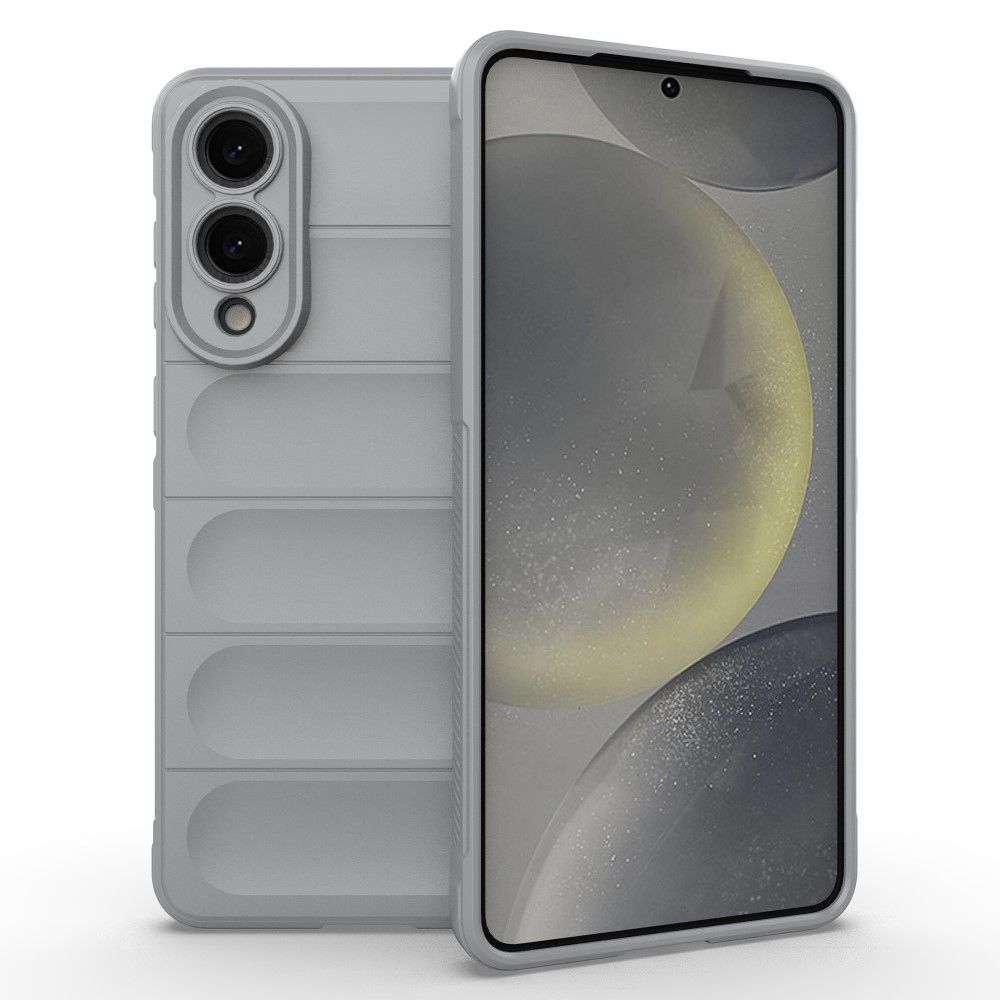 Rugg tartós zselés tok Samsung Galaxy S25 Edge készülékhez - világosszürke