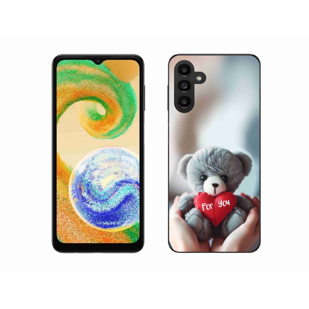 Gél borítás mmCase Samsung Galaxy A04s (164.7x76.7x9.1mm) - mackó a szerelmesek számára