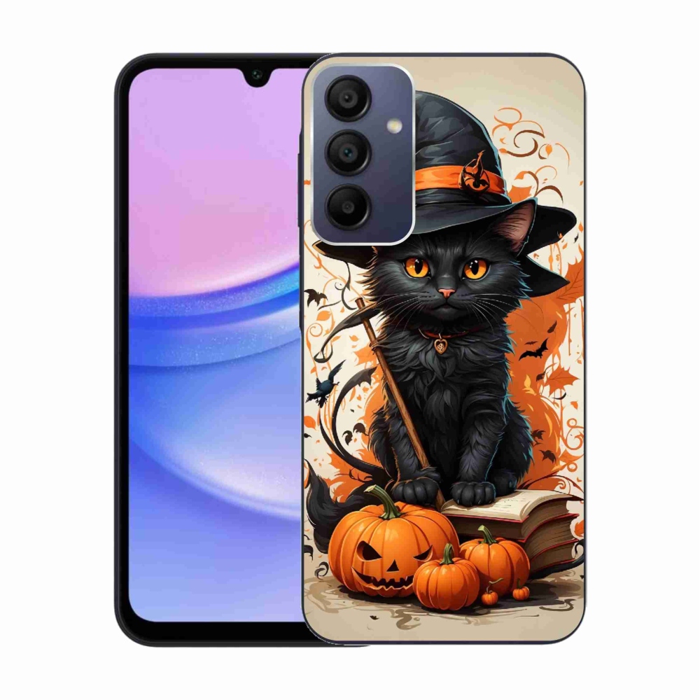 Gél borítás mmCase Samsung Galaxy A15 4G/5G - macska varázsló számára