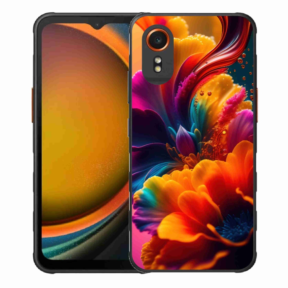 Gél borító mmCase Samsung Galaxy Xcover 7 - absztrakt motívum 2