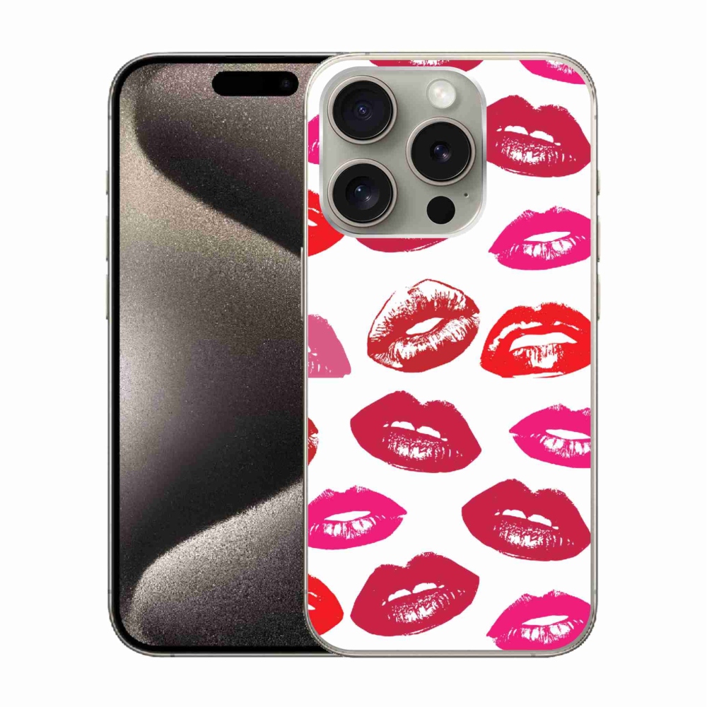 Gél védőburkolat mmCase iPhone 15 Pro készülékhez - ajkak