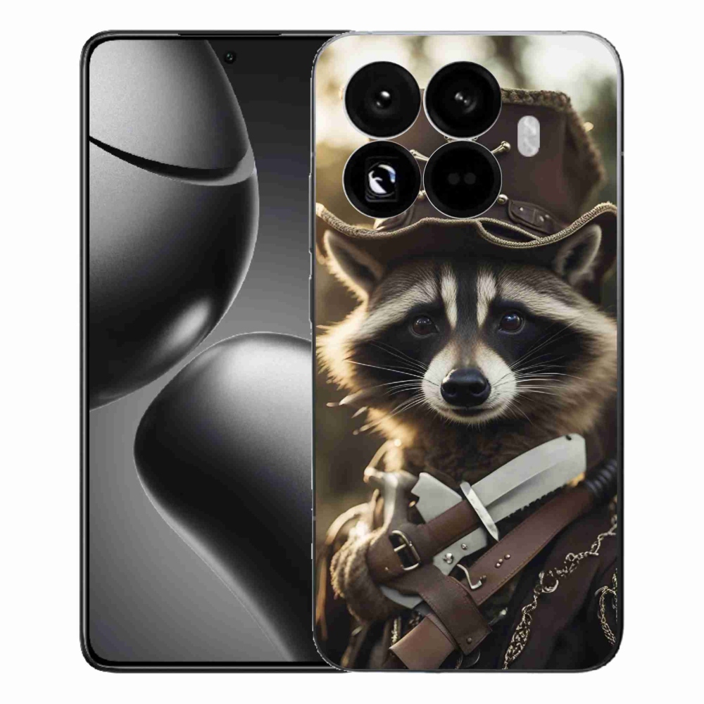 Gél borítás mmCase a Xiaomi 15T Pro számára - mosómedve egyenruhában