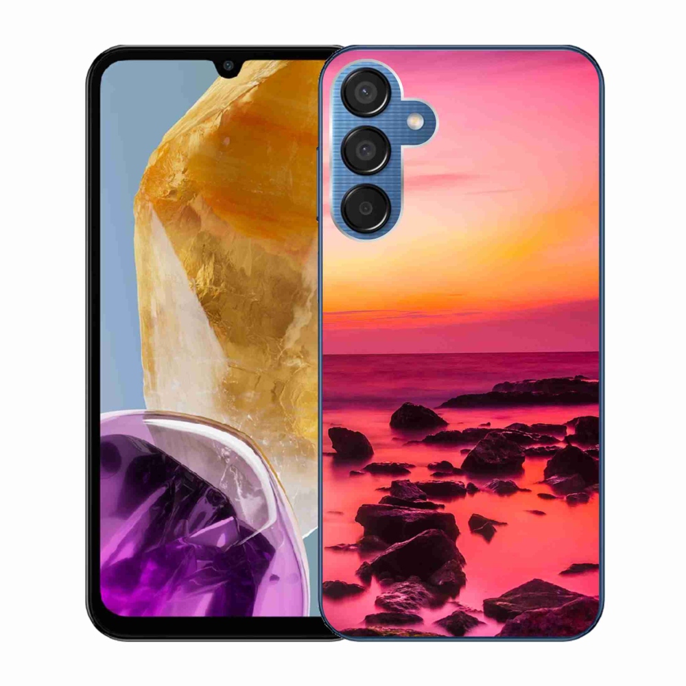 Gél borítás mmCase Samsung Galaxy M15 5G - tenger és ragyogás